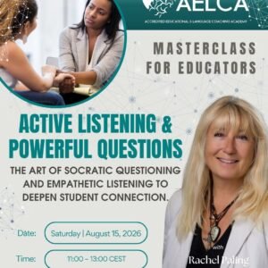 Masterclasses for Educators July-Aug 2026 - Masterclass 4