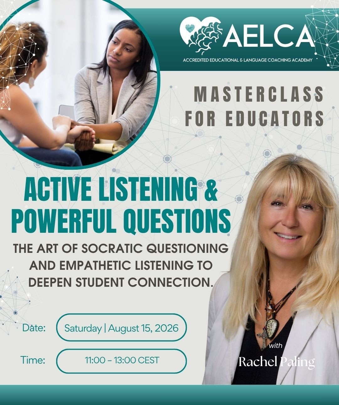 Masterclasses for Educators July-Aug 2026 - Masterclass 4